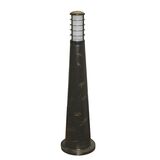 Ground Pillar Aluminum Culinder Cone with base with shades lighting Fitting 9026-650 GU10 IP54 patina