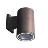 Wall mounted Aluminum Cilindrical Up Φ108mm lighting fitting 9044 E27 IP44 grained rust