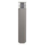 Ground Pillar Aluminum Hexagon with shades Lighting fitting D125mm 7293-650 E27 grey