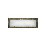 Wall mounted Lighting Fitting Rectangular 9737 IP54 21Led 230V golden black frame Warm White