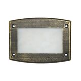 Alluminum Frame golden black for big Rectangular recessed lighting fitting 9674 frosted glass