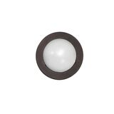 Wall mounted Lighting Fitting Round mini 9732 IP54 5Led 230V grained rust frame Cool White