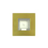 Mini Recessed Spot light Square WL-276 JC frosted square glass golden