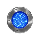 Waterproof ground fitted Spot Light 9108 with vertical 90Led blue 230V with Round stainless steel 316 cover