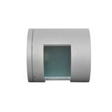 Wall mounted Aluminum Cilindrical 1side lighting fitting 9098 G9 IP44 grey body