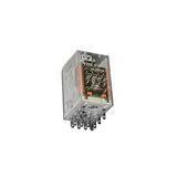 Relay mini 14pin 2contacts with Led & Button 230V AC