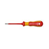 Screwdriver 1000V flathead for slotted screws 0.4X2.5X75 yellow