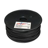 Textile flexible cable 2x0.50mm² Black