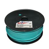 Textile flexible cable 2x0.50mm² Turquoise