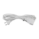 Cable extension 5m white (oval shape 2x0.75mm²)