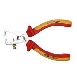 Wire Stripper Plier VDE 1000V yellow-red handle 160mm