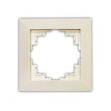 One way ABS beige frame, without mechanism, without gangs