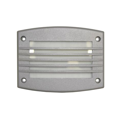 Alluminum Frame with shades grey for big Rectangular recessed lighting fitting 9675 frosted glass