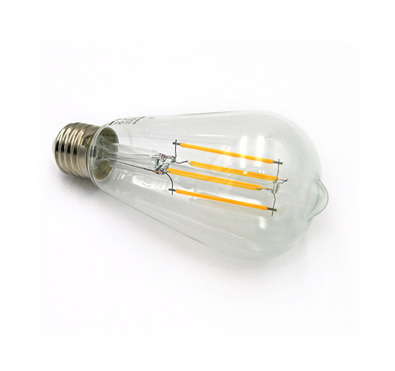 Ampoule E27 8W filament LED COG ST64 dimmable