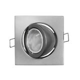 Recessed Spot light Square WL-628 Adjustable 45' Aluminum MR16 (silver)SG