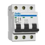 Rail Circuit Breaker 3module 3P 25A type K