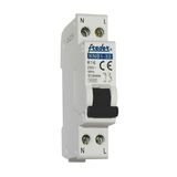 Rail Circuit Breaker 1module with N 1P 16A type K