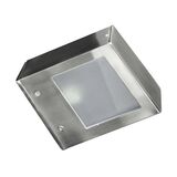 Wall mounted Aluminum 1side Square lighting fitting 9101-A G9 IP54 satin body