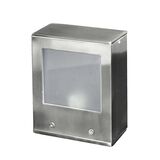 Wall mounted Aluminum 2side Square lighting fitting 9101-2A G9 IP54 satin body