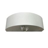 Wall mounted Aluminum 2side semicircle lighting fitting 7056 G9 IP54 silver body