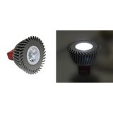 LED ΛΑΜΠΑ ΙΣΧΥΟΣ MR16 3W 12VAC/DC 1Led 10° ΨΥΧΡΟ 6200Κ