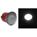 LED ΛΑΜΠΑ ΙΣΧΥΟΣ MR16 3W 230V 1 Led 10° ΨΥΧΡΟ 6200Κ