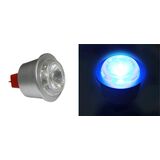 LED ΛΑΜΠΑ ΙΣΧΥΟΣ MR11 1W 12VAC/DC 30° ΜΠΛΕ