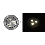 Diode power led fitting DL9W satin 3x3W 30' warm white