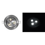 Power led fitting DL9W satin 3x3W 30' cool white