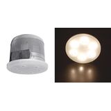 Power led fitting DA18W 6x3W 30' warm white