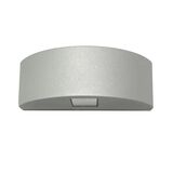 Wall mounted Aluminum 1side semicircle lighting fitting 7015 20led IP54 grey body cool white