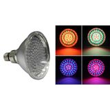 LED ΛΑΜΠΑ ΓΥΑΛΙΝΗ PAR38 E27 120LED 8.5W 42VAC 70° RGB