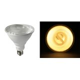 Energy saving lamp hard coated glass PAR38 42VAC E27 18W 2700K warm white