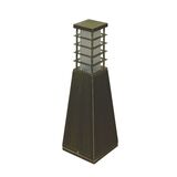ΚΟΛΩΝΑ ΑΛ ΚΩΝΟΣ ΤΕΤΡΑΓΩΝΟ ΜΕ ΣΚΙΑΣ.D70X70 h37cm Ε27 ΡΟΥΣΤΙΚ