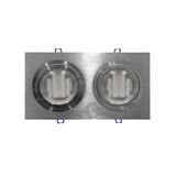 Recessed Downlight fixture double aluminum (WL-67012) AR111