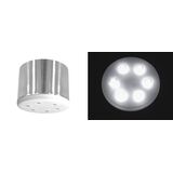 Power led fitting DC18W satin 6x3W 30' cool white