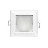 Recessed Spot light Square WL-2211 JC G5.3 Aluminum frosted glass WH