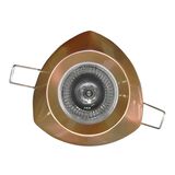 Recessed Spot light triangle (3719) Aluminum MR16 Antique-copper