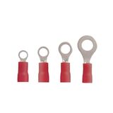 Insulated Ring Cable Lug Terminal RV1-5 red