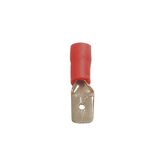 Insulated Male blade cable lug terminal MDD1-250 red