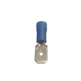 Insulated Male blade cable lug terminal MDD2-250 blue