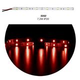 Led Strip Adhesive White PCB 5m12VDC 7.2W/m 5050 30L/m Red IP20