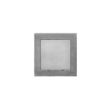 Wall mounted Lighting Fitting Square mini 9734 IP54 9Led 230V satin frame cool white