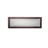 Wall mounted Lighting Fitting Rectangular 9737 IP54 21Led 230V grained rust frame Warm White