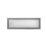 Wall mounted Lighting Fitting Rectangular 9737 IP54 21Led 230V grey frame blue