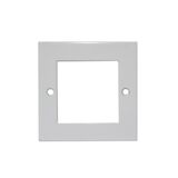 Aluminum Frame white for Square recessed lighting fitting 9632 milky plastic