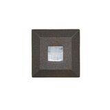 Aluminum Square frame of wall recessed mini spot light 9501 grained rust