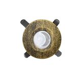 Aluminum Round frame of wall recessed mini spot light 9501 golden black