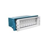 Alluminium body of Recessed Rectrangular lighting fitting 9611 16led blue