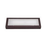 Wall mounted Lighting Fitting Rectangular 9737 IP54 21Led 230V grained rust frame Cool White